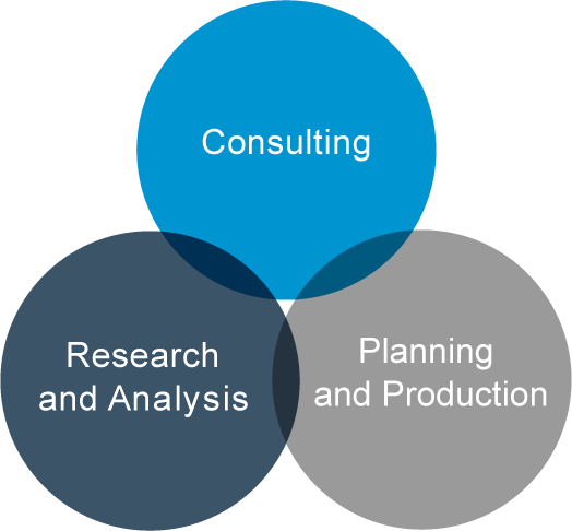 Consulting / Research and Analysis / Planning and Production